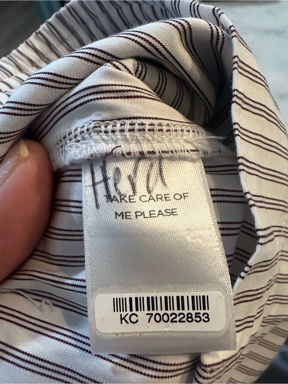 LESET White & Black Pinstripe Wide Leg Pull-On Pants Size S Made in USA - Picture 10 of 12